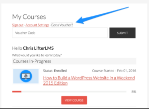 LifterLMS Vouchers