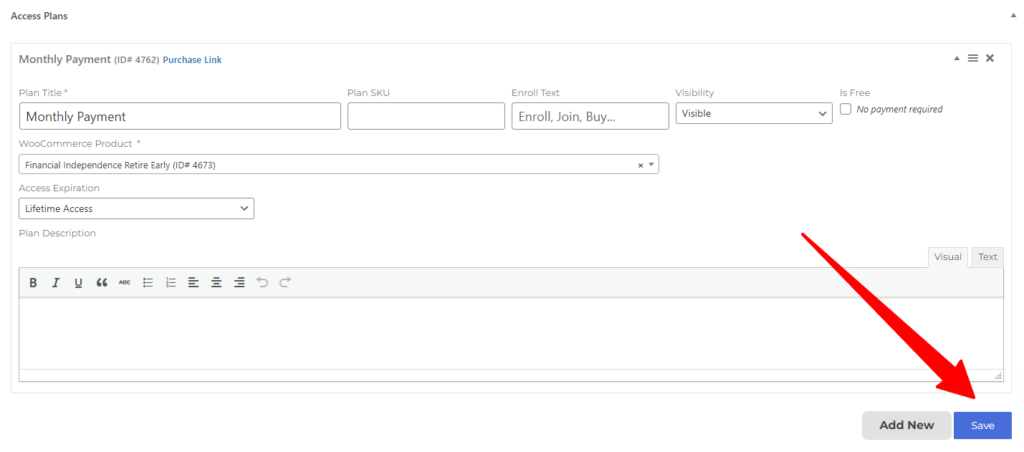 Recurring Payment Setup Complete