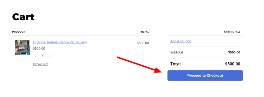 Checkout Process