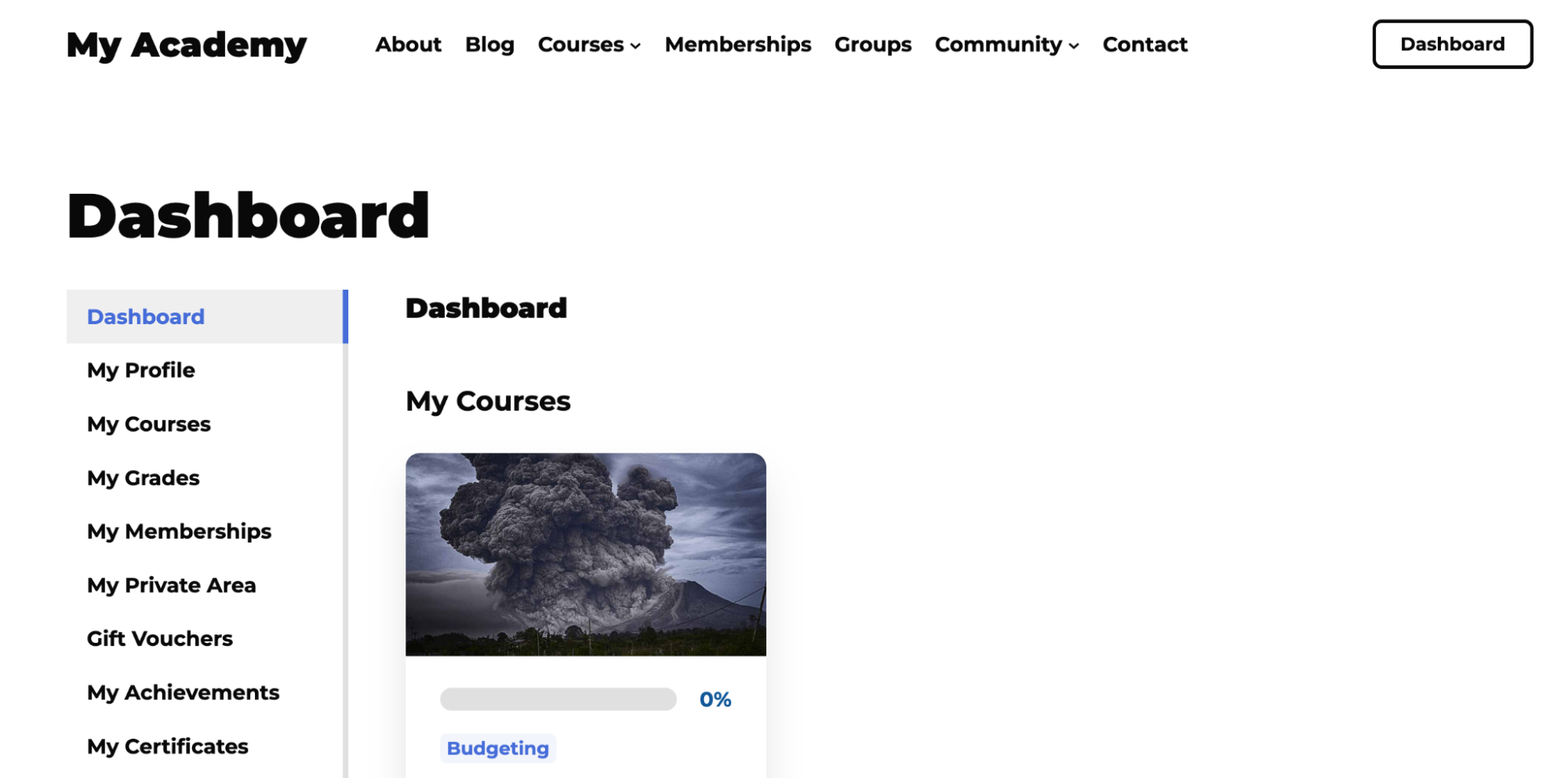 Logged In View