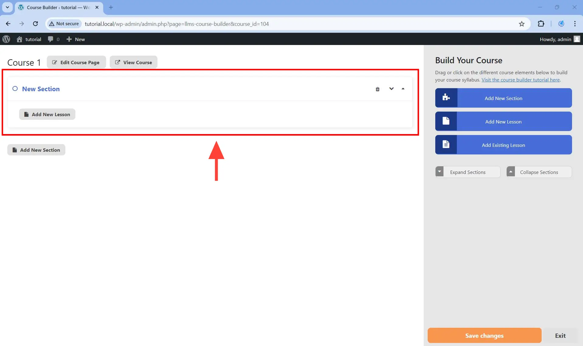 New section added