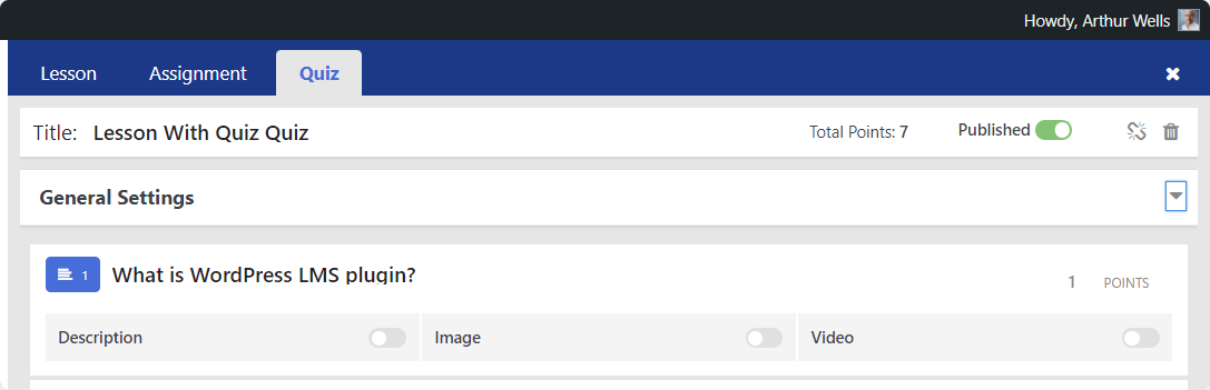 LifterLMS short Question