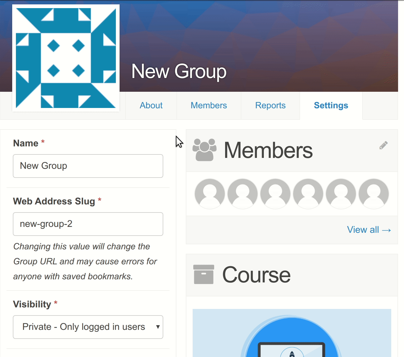 Invite a group member