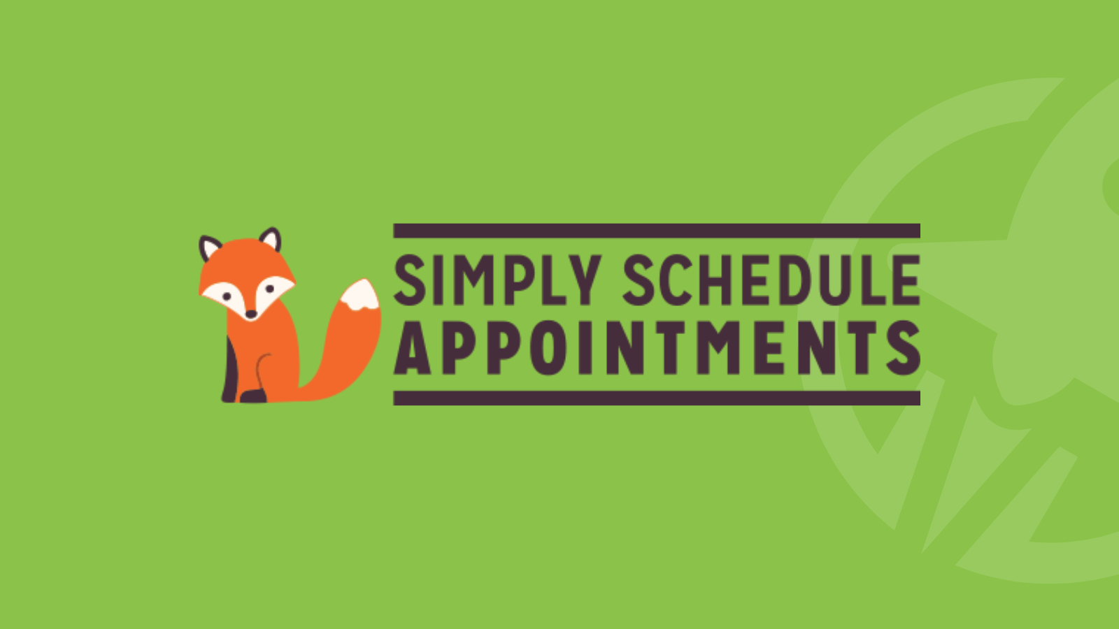 Simply Schedule Appointments