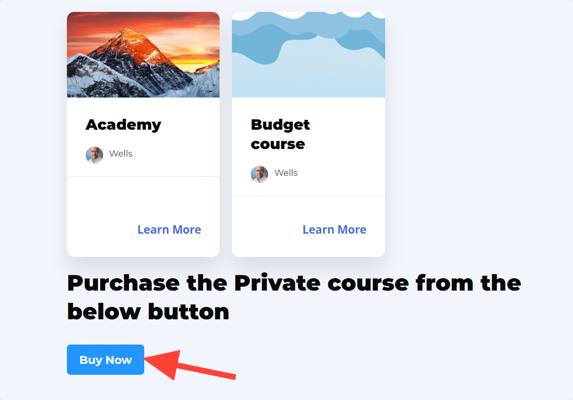 LifterLMS Access Plan Button block Frontend