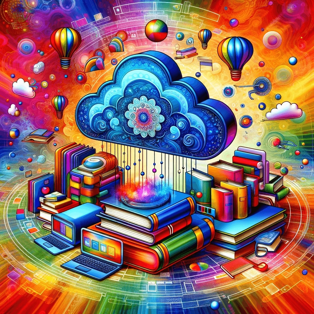 WordPress LMS Hosting artistic image
