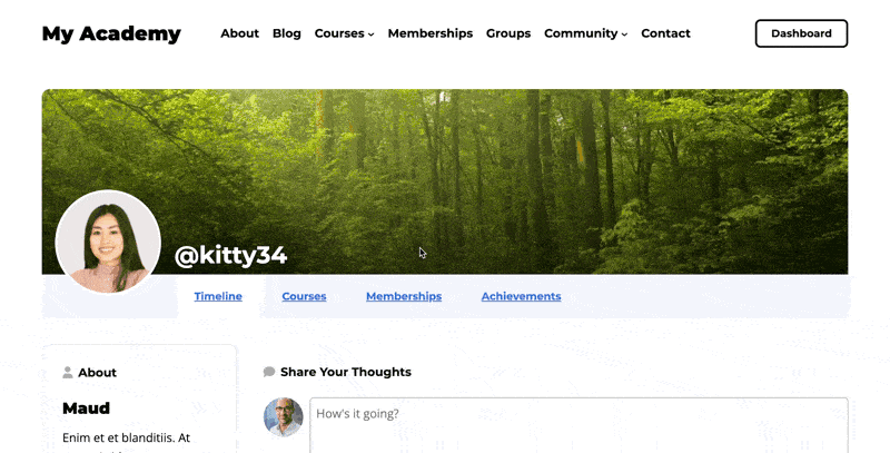 best wordpress plugin to create a social networking site LifterLMS