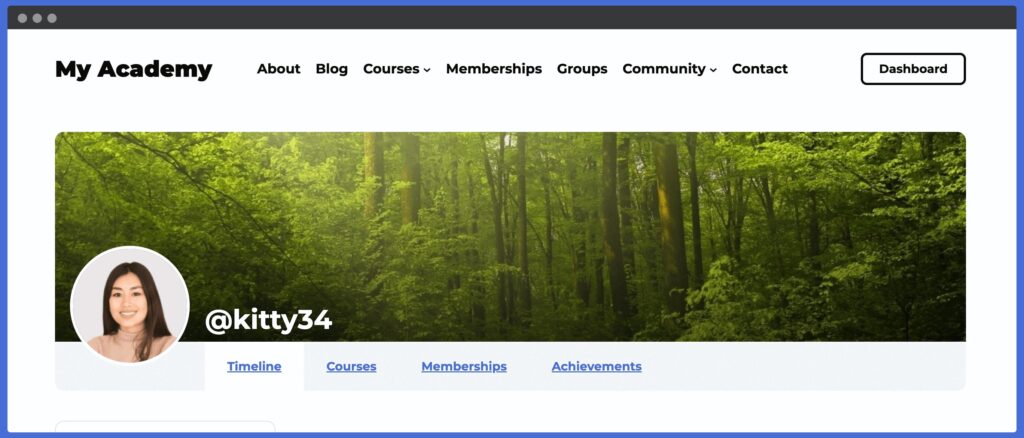how to build an online community with individual user profiles
