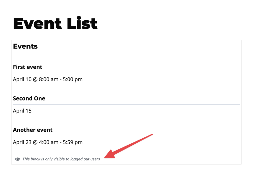 LifterLMS events list
