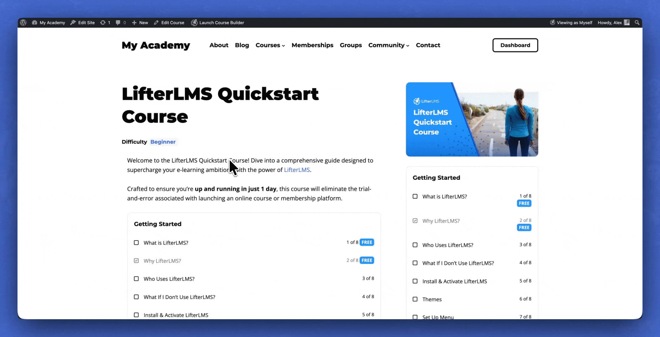 Course Builder Inline Editing