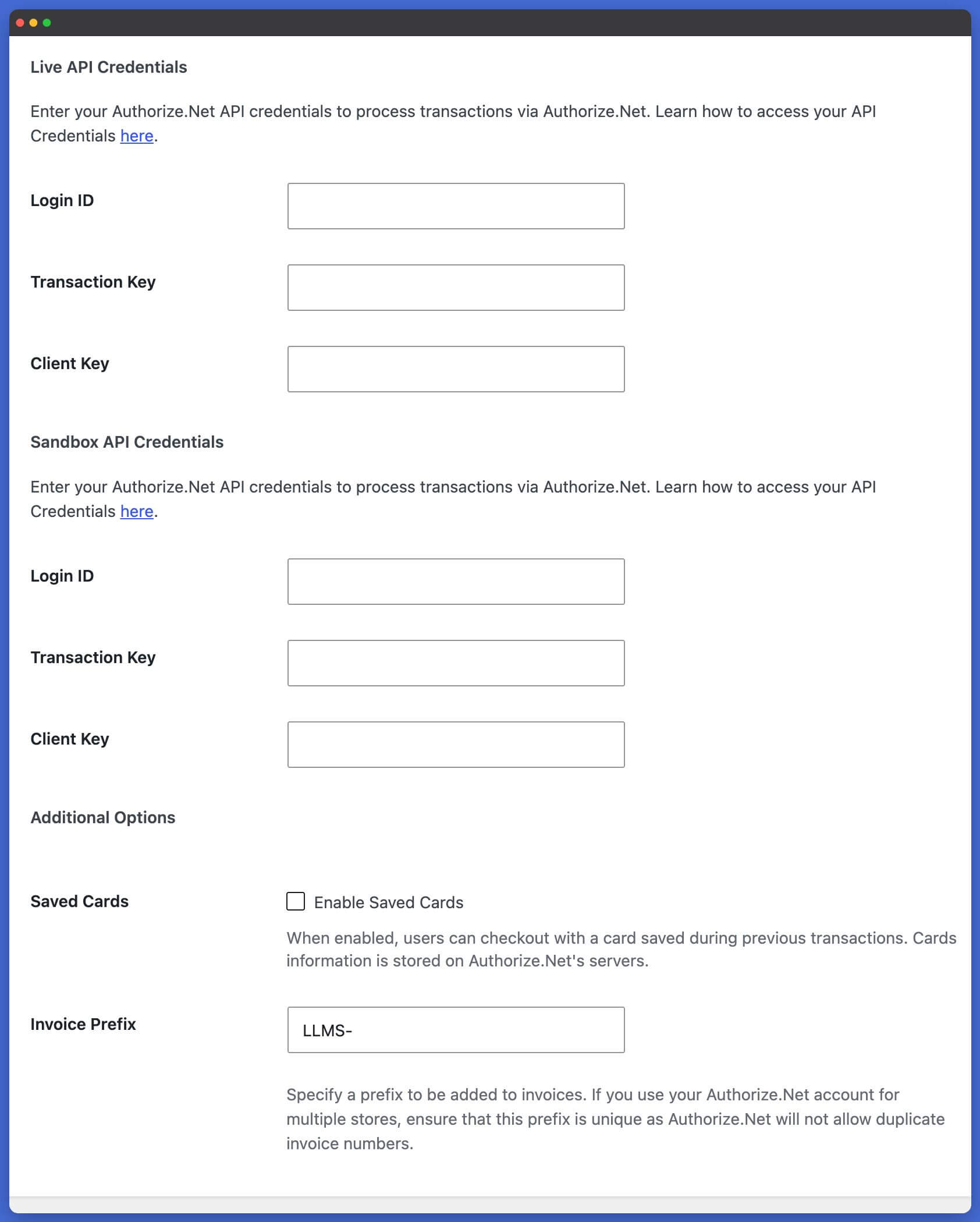 LifterLMS Autorize API