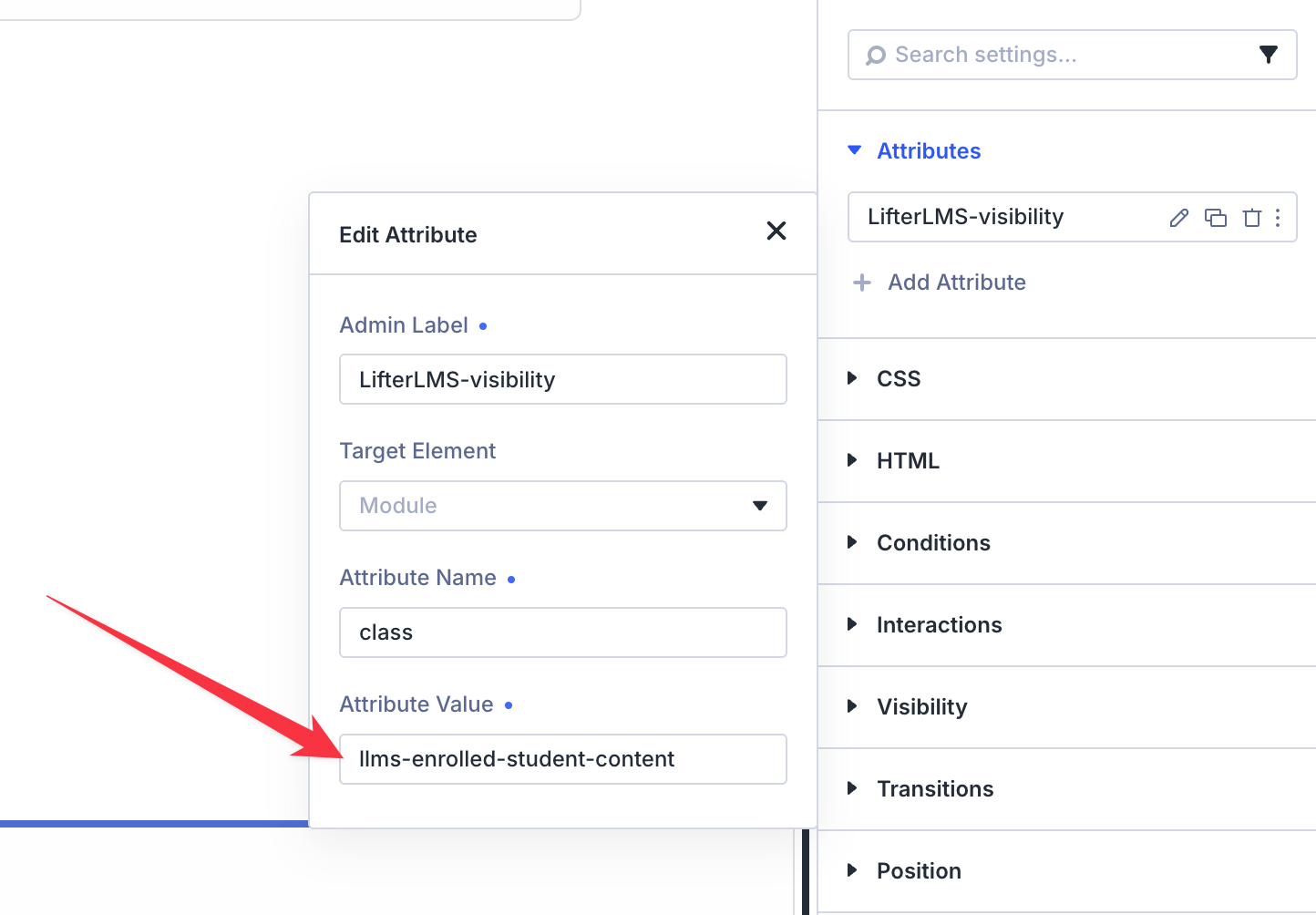 Hide elements in LifterLMS based on enrollment