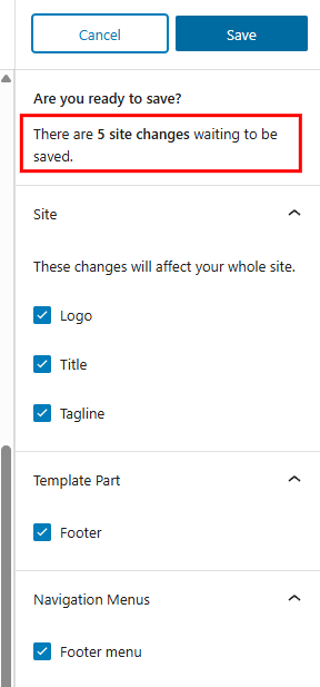 WordPress editor showing the template settings for a single post