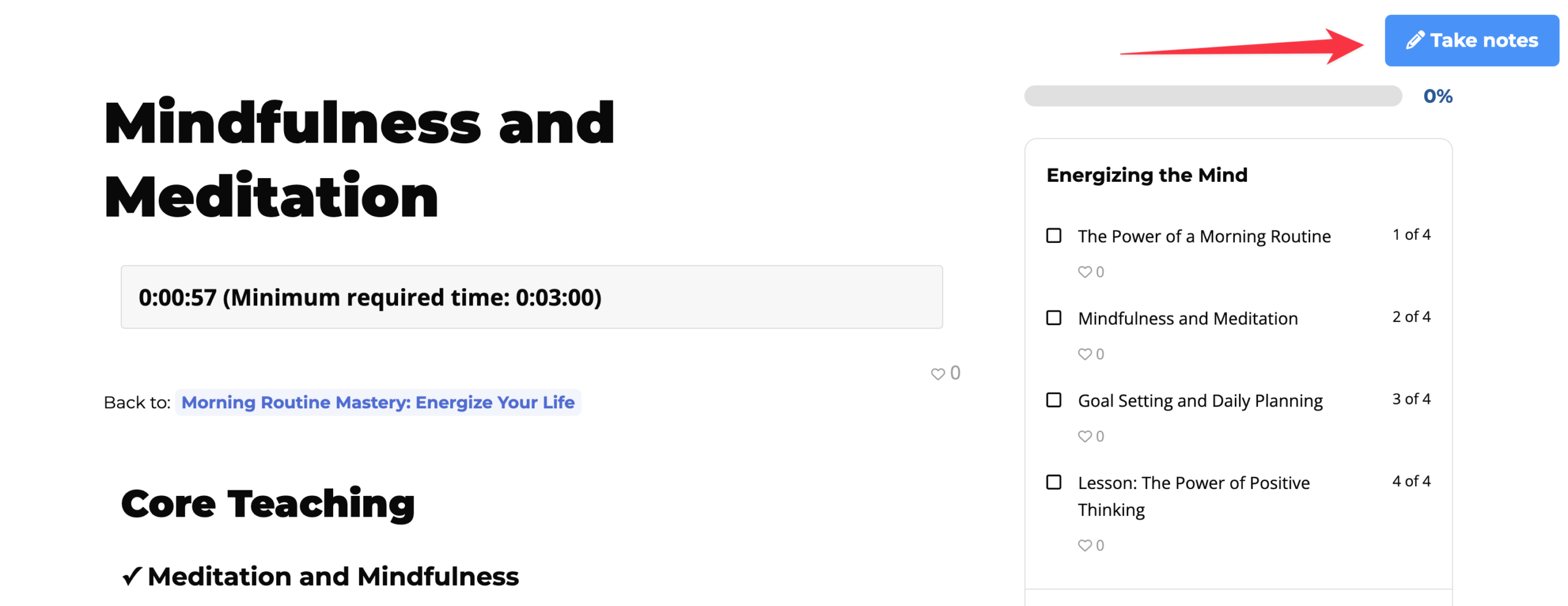 add notes in LifterLMS