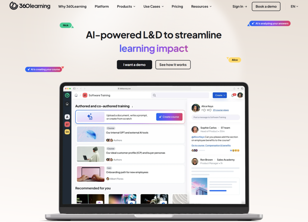 360Learning Corporate LMS