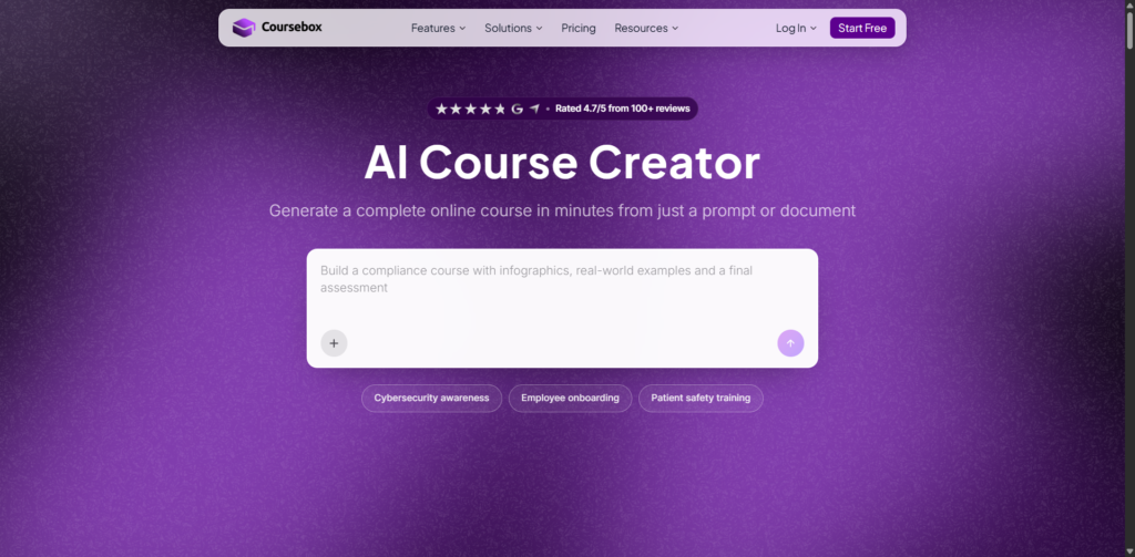 Coursebox – Best Free AI-First LMS