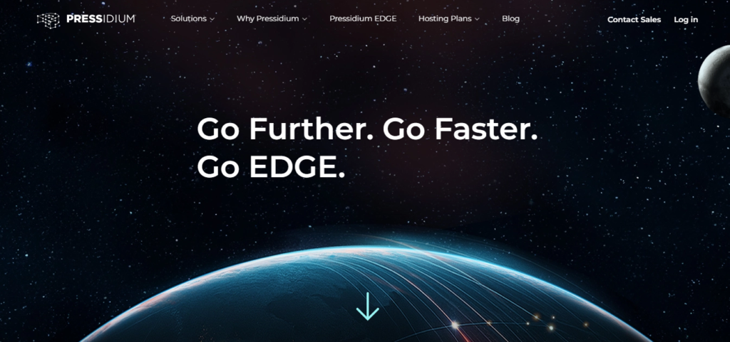 Pressidium managed WordPress hosting homepage