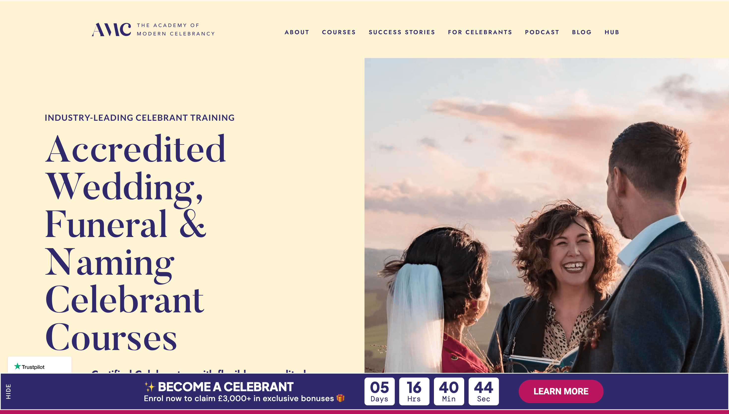 Screenshot of Showcase Item Home Page