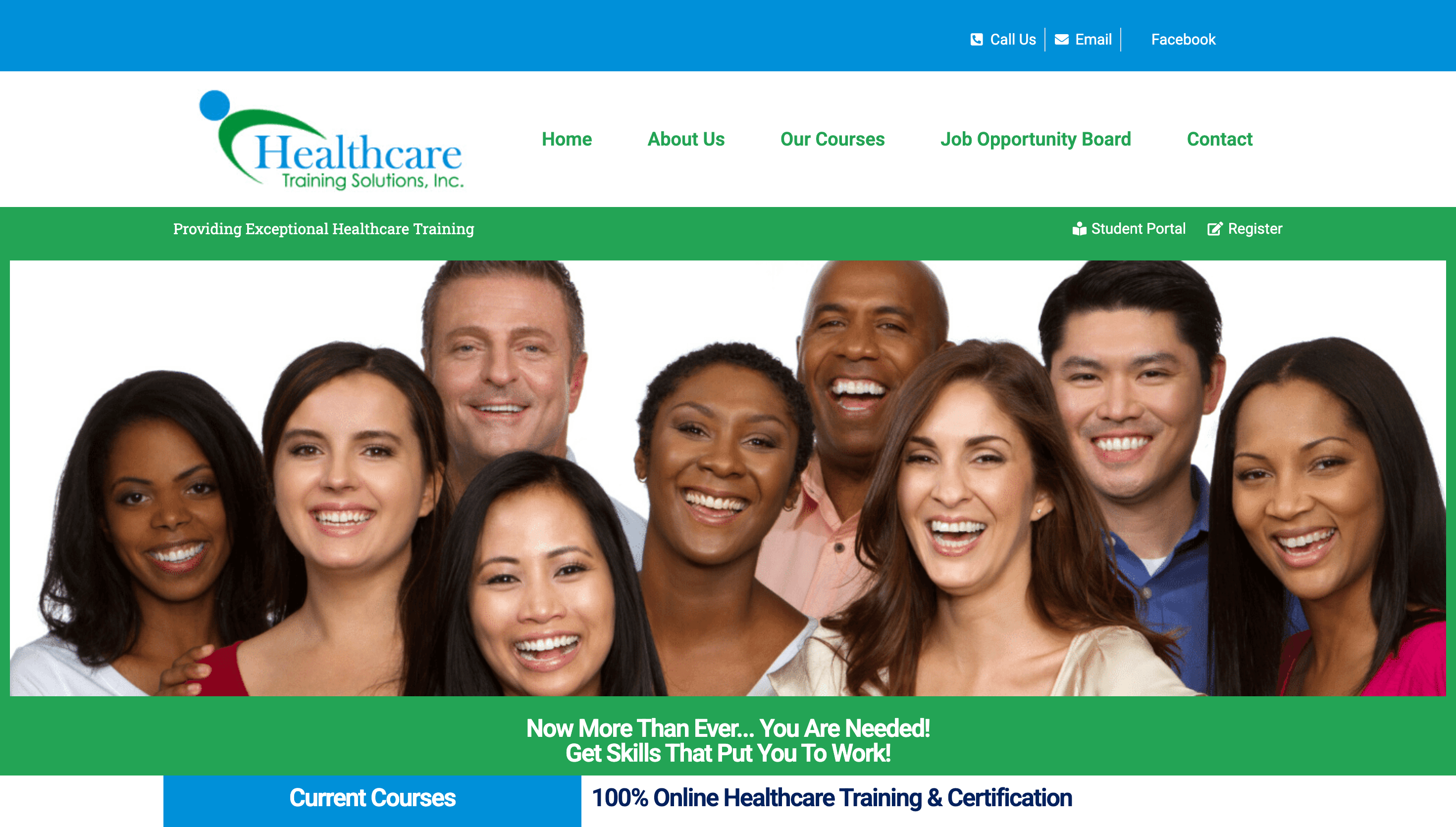 Screenshot of Showcase Item Home Page